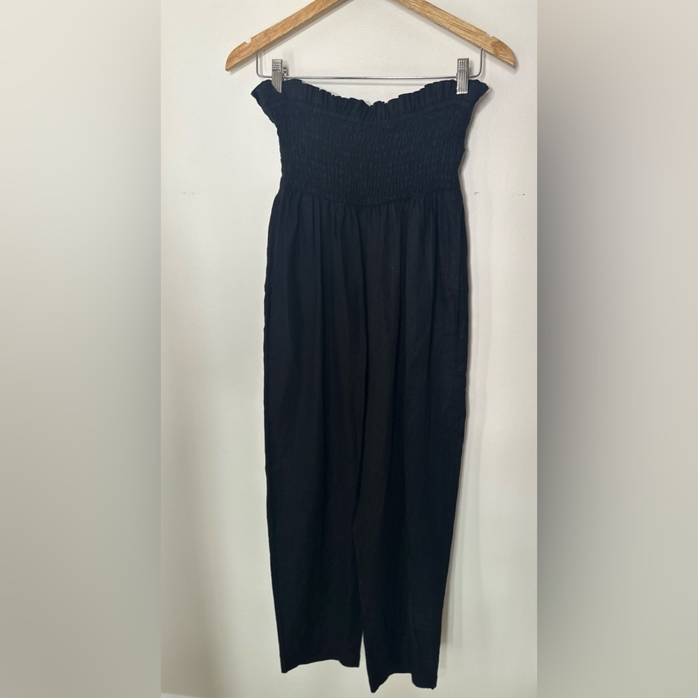 Apiece Apart Linen Strapless Jumpsuit Size 4 - Picture 7 of 8
